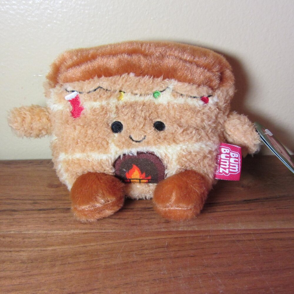 3 for $40 - plush bum bumz 4.5" Francis fireplace NWT (W4112)